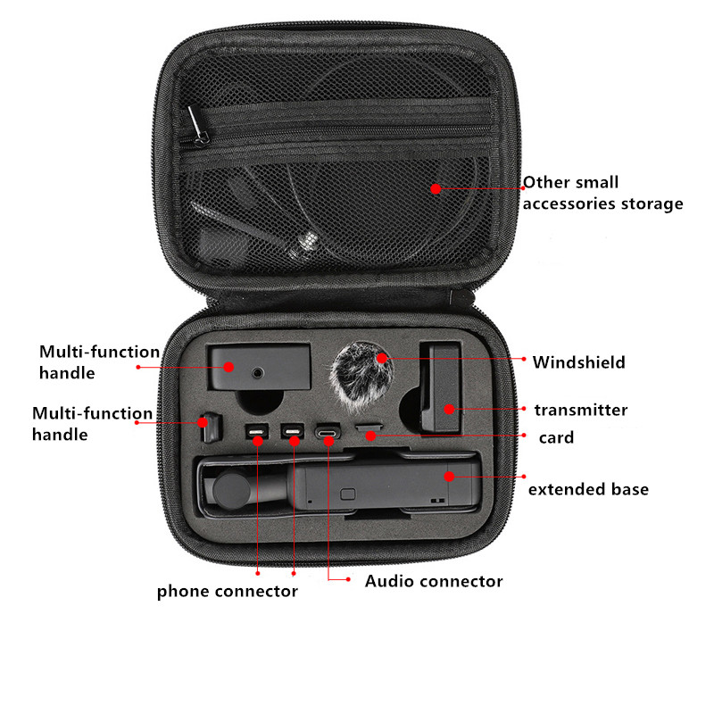 حقيبة كاميرا محمولة مع مقبض /  - مراجعة Drone Gimbal Case وسعره