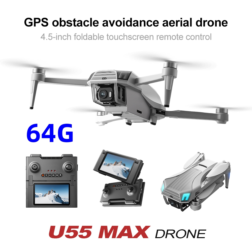 طائرة NCZOBOE U55 بدون طيار مز - مراجعة Drone Gimbal 2 Axis وسعره