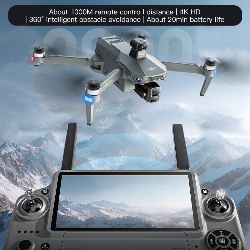 KF100 MAX GPS الطائرة بدون طيا - مراجعة Drone Gimbal 3 Axis وسعره