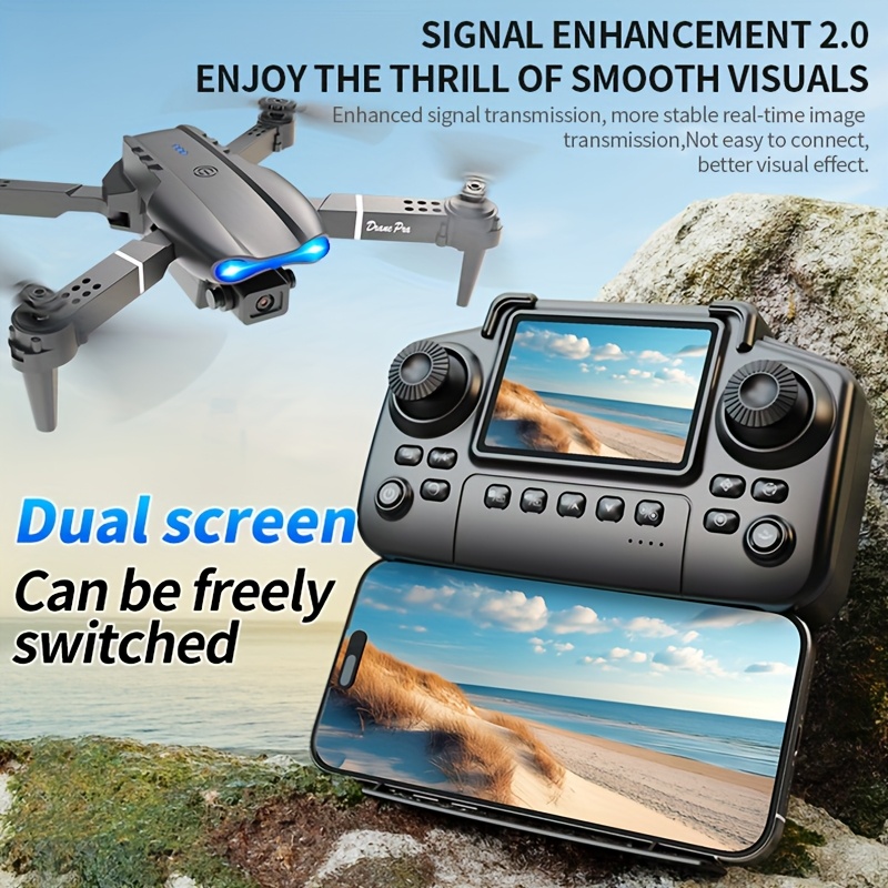 طائرة E99PRO MAX بدون طيار الم - مراجعة Drone Gimbal Brushless وسعره