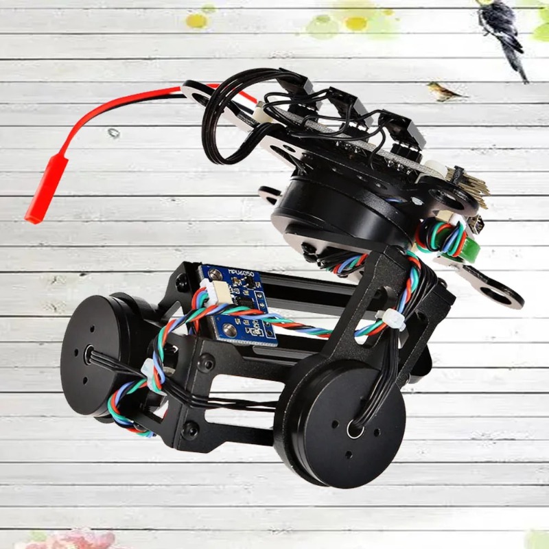 جيمبال ثلاثي المحاور بدون فرشا - مراجعة Drone Gimbal For Gopro وسعره